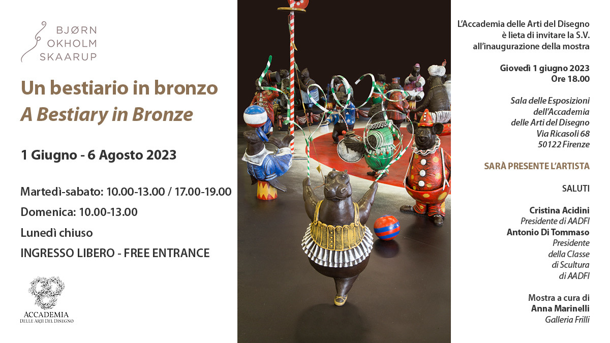 Lo+Scultore+Bjorn+Okholm+Skaarup+in+mostra+all%E2%80%99Accademia+delle+Arti+del+Disegno.